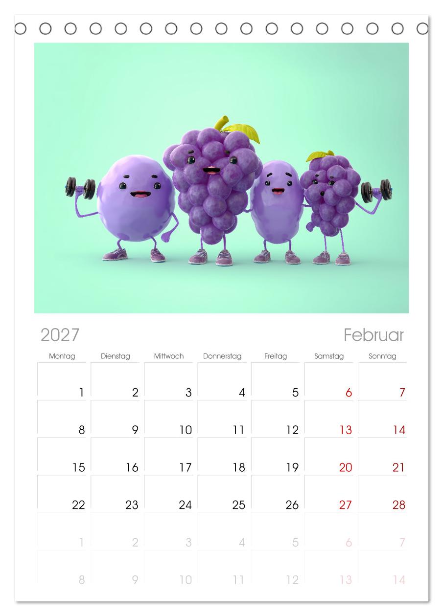 Vegane Power - Kalender für Veganer, Vegetarier und alle Pflanzenfans