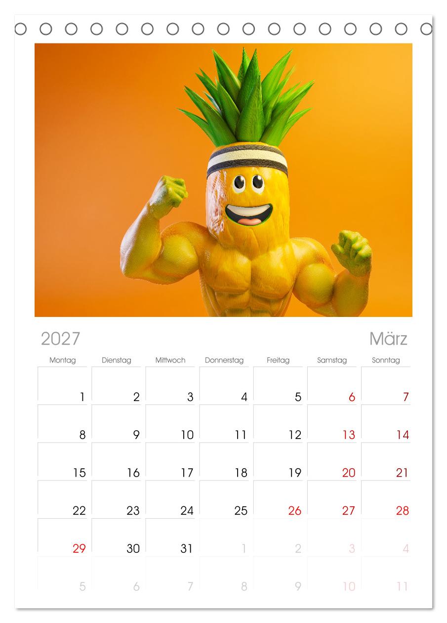 Vegane Power - Kalender für Veganer, Vegetarier und alle Pflanzenfans