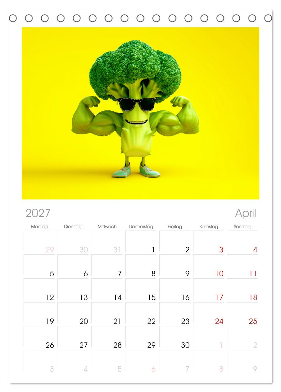 Vegane Power - Kalender für Veganer, Vegetarier und alle Pflanzenfans
