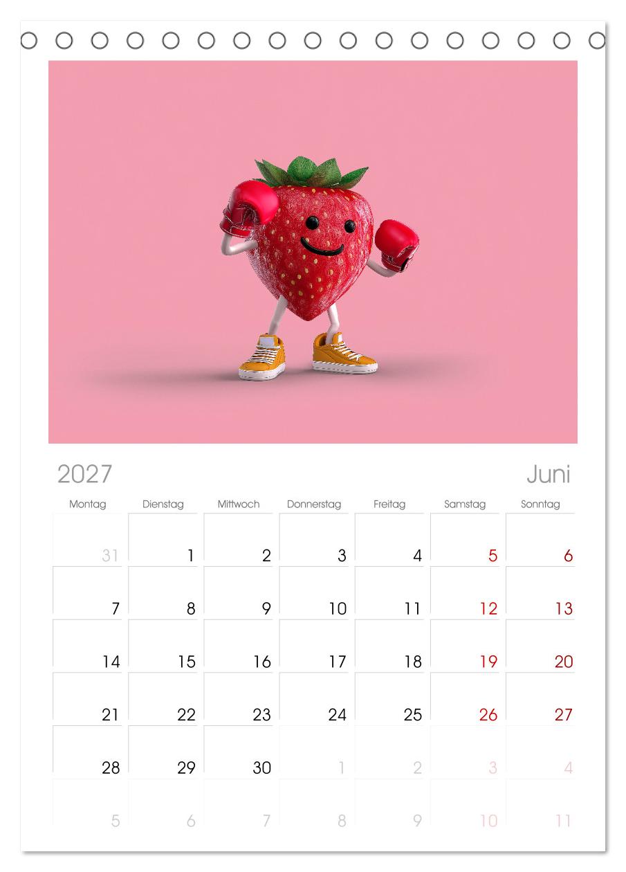 Vegane Power - Kalender für Veganer, Vegetarier und alle Pflanzenfans