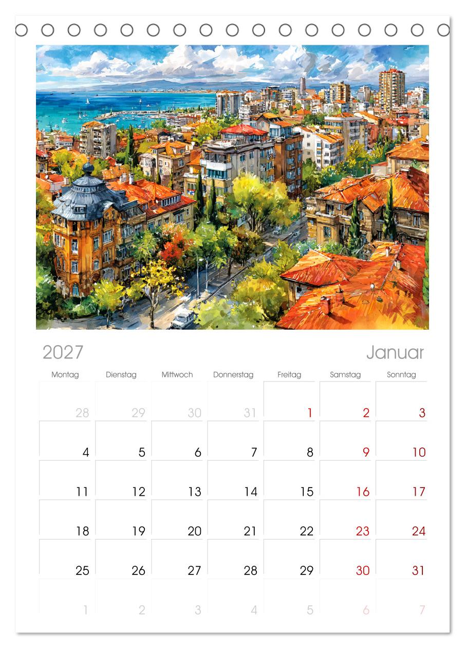 Bulgarien. Künstlerische Aquarelle zwischen Altstadt und Meer