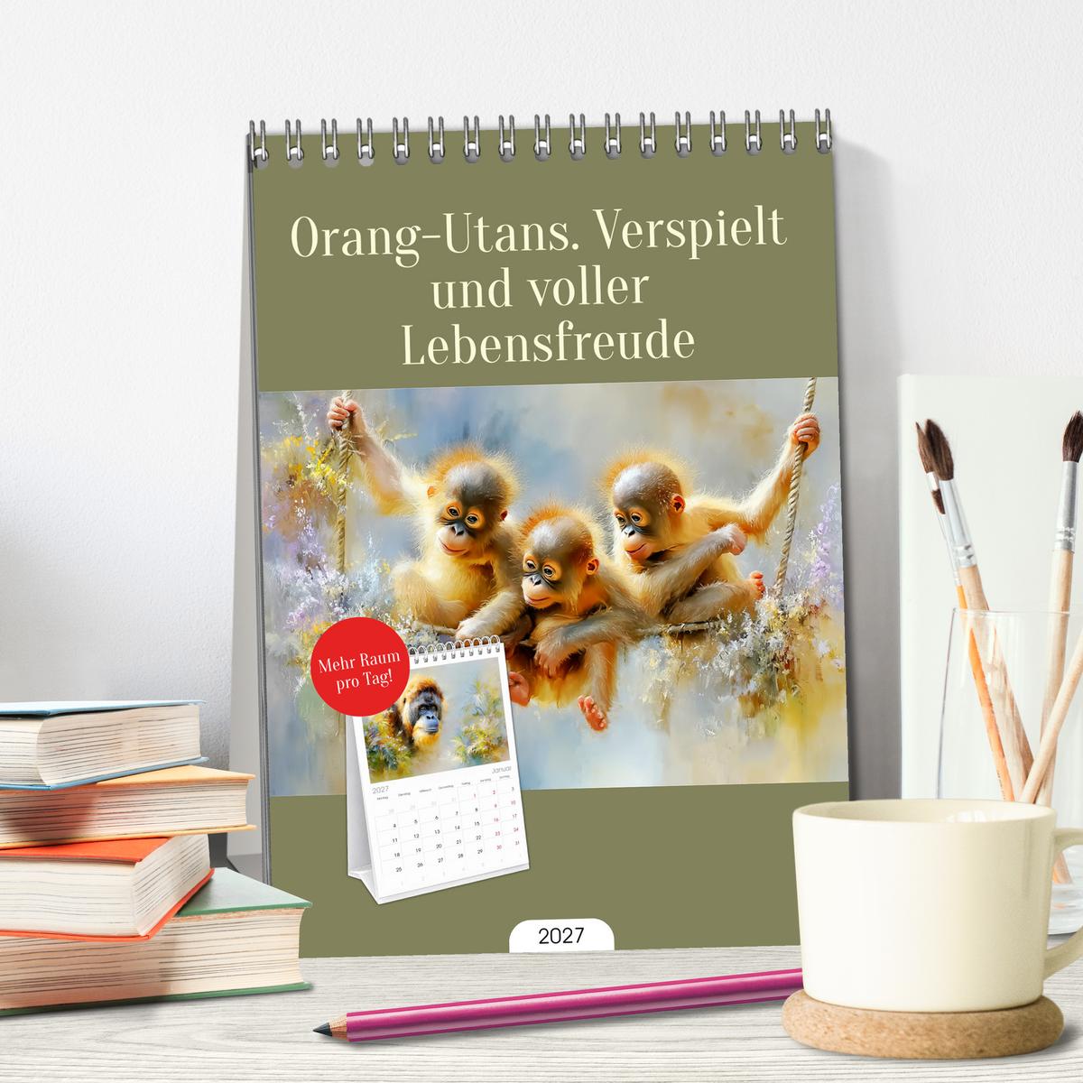 Orang-Utans. Verspielt und voller Lebensfreude