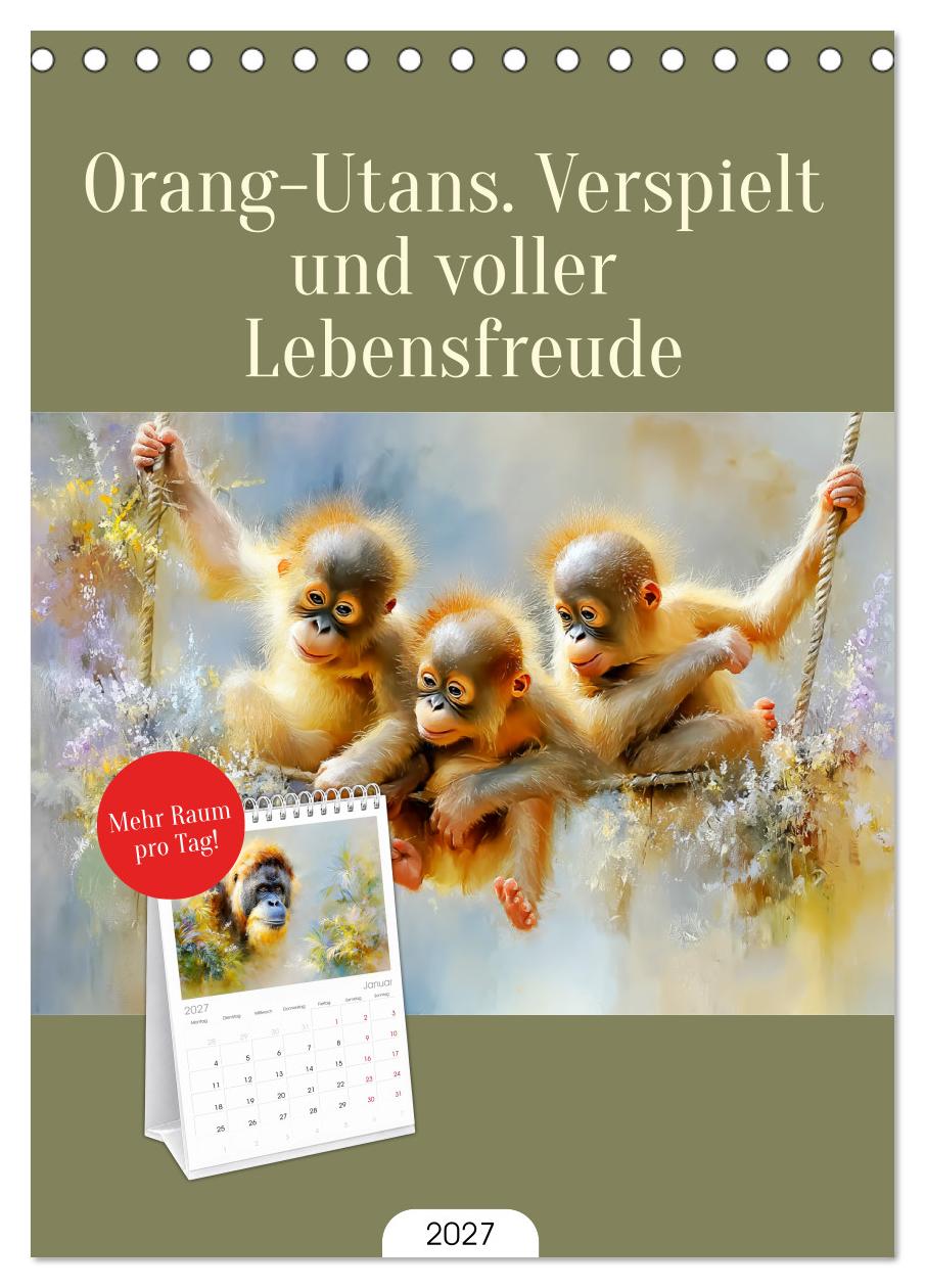 Orang-Utans. Verspielt und voller Lebensfreude