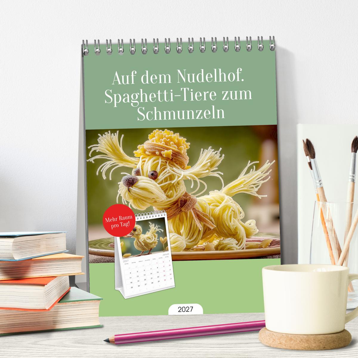 Auf dem Nudelhof. Spaghetti-Tiere zum Schmunzeln