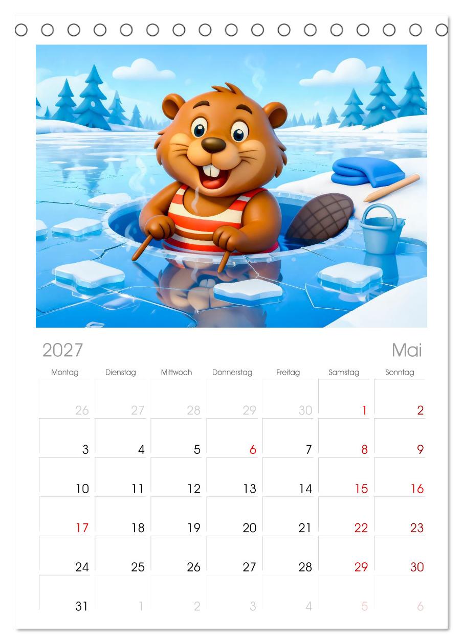 Tierischer Wintersport - Lustige Tiere im Schnee