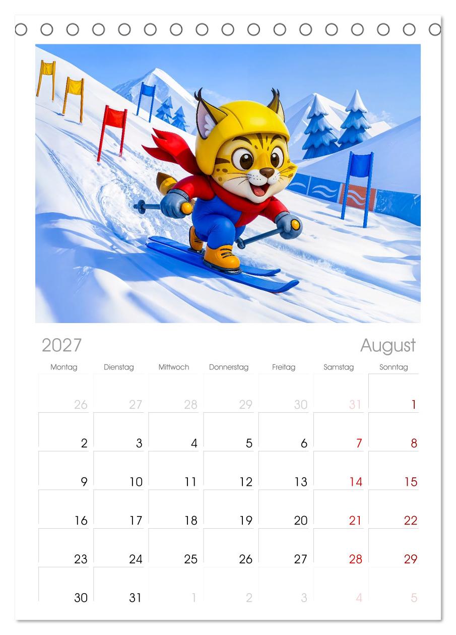 Tierischer Wintersport - Lustige Tiere im Schnee