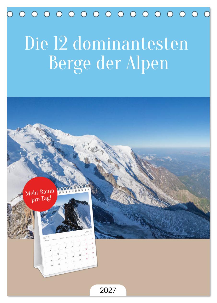 Die 12 dominantesten Berge der Alpen