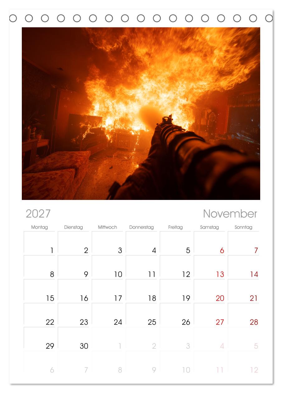 Feuer und Flamme - Feuerwehrkalender