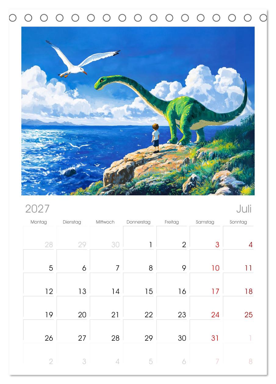 Abenteuer mit Dinosauriern - Tolle Dino-Freunde für das Jahr