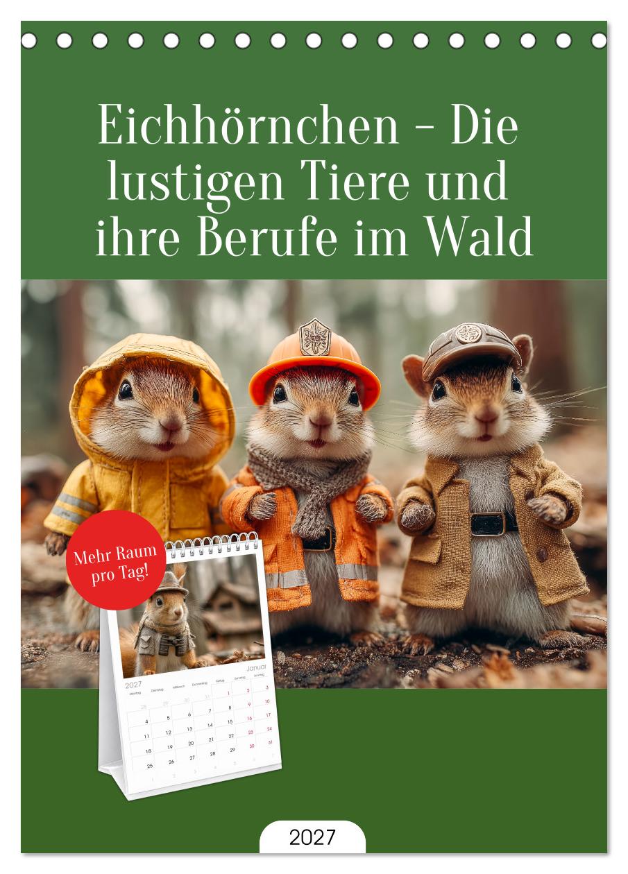 Eichhörnchen - Die lustigen Tiere und ihre Berufe im Wald