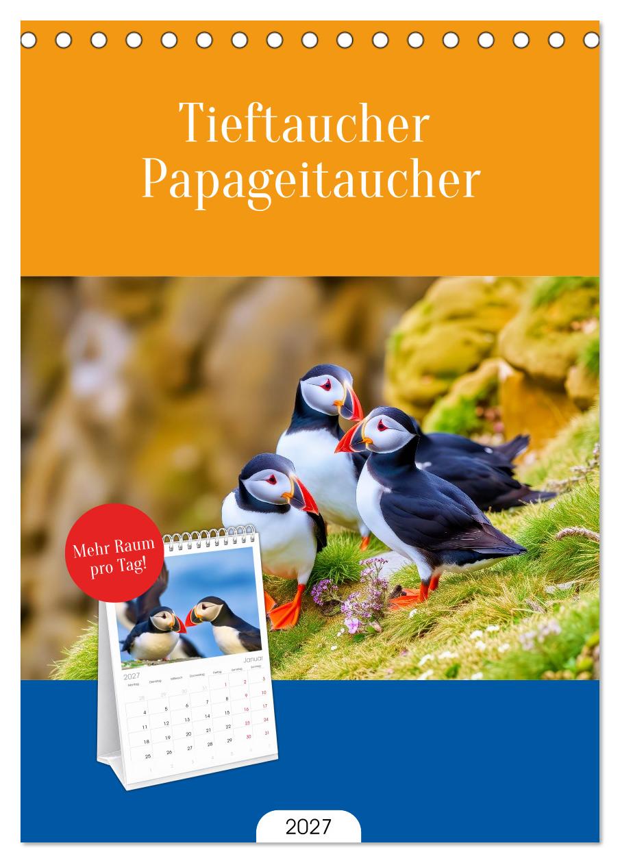 Tieftaucher Papageitaucher