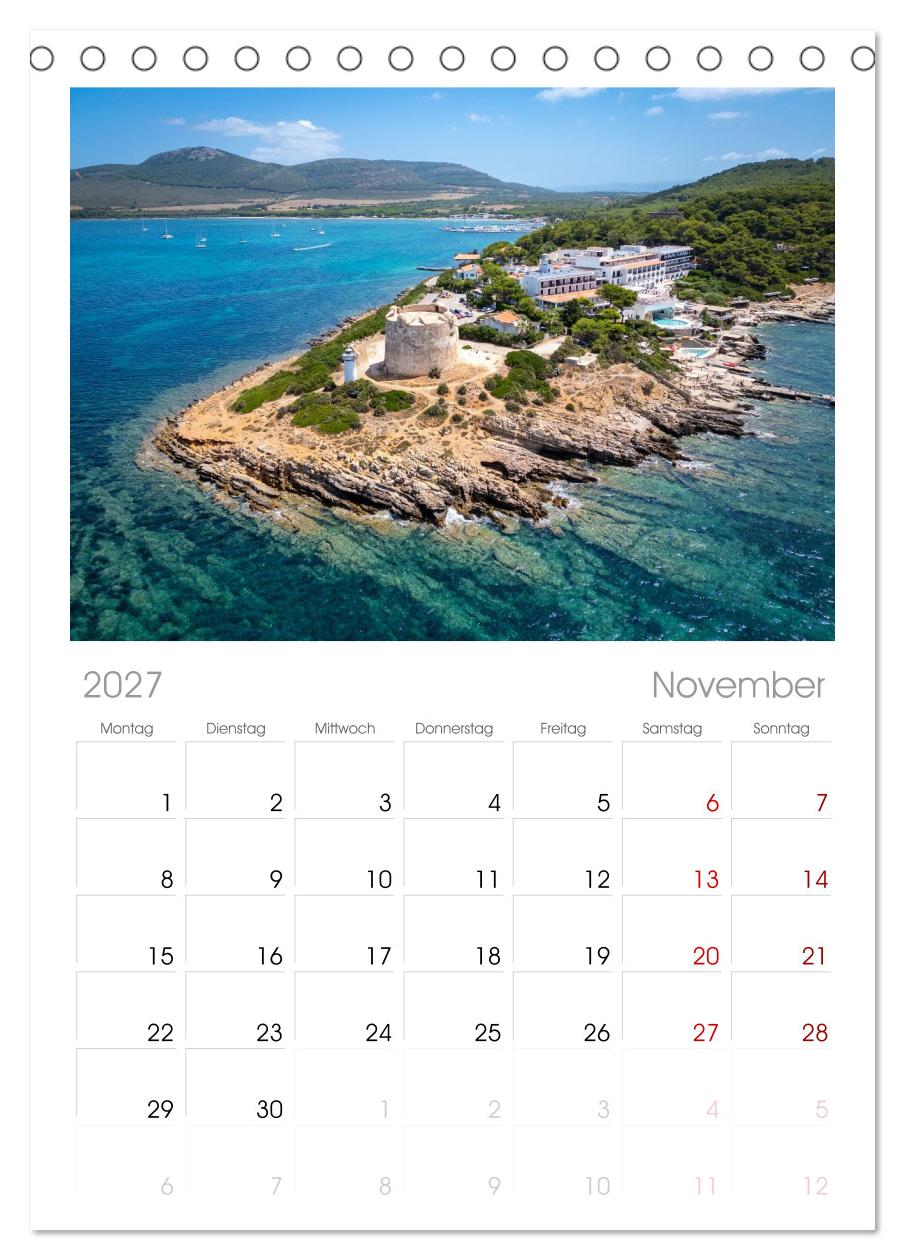 Sardinien. Schöne Landschaften und bunte Städte.