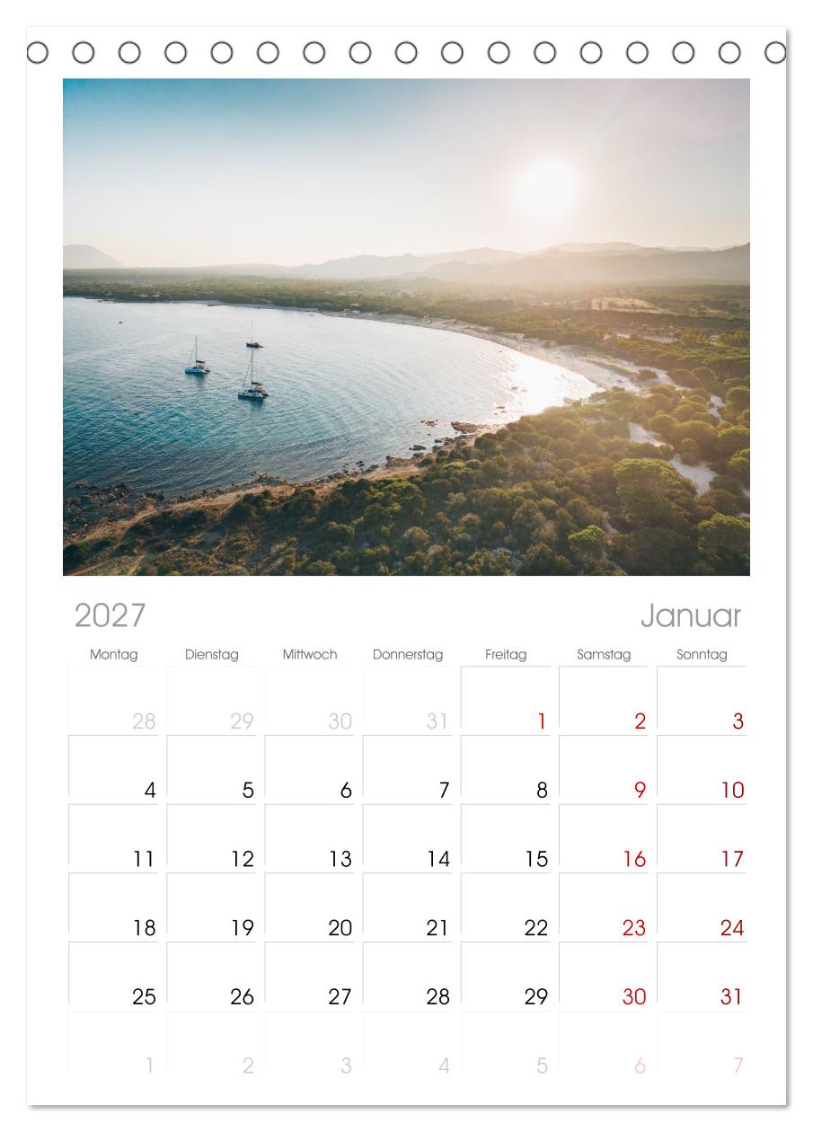 Sardinien. Schöne Landschaften und bunte Städte.