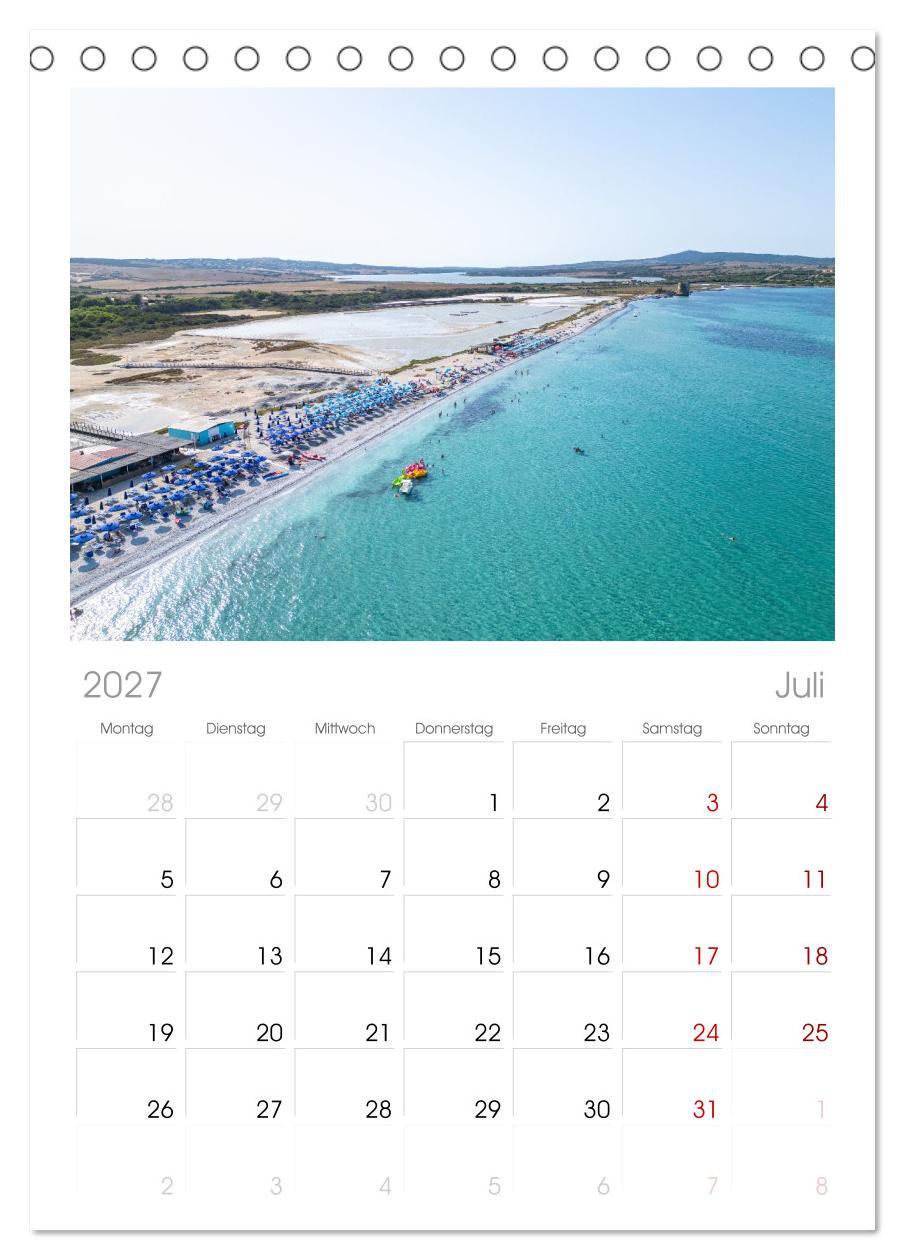 Sardinien. Schöne Landschaften und bunte Städte.