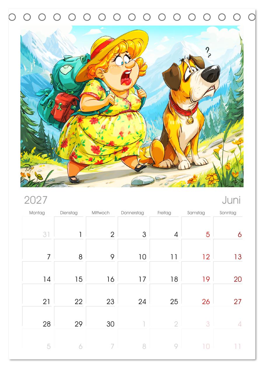 Frauchen und Hund. Witzige Cartoons vom täglichen Chaos