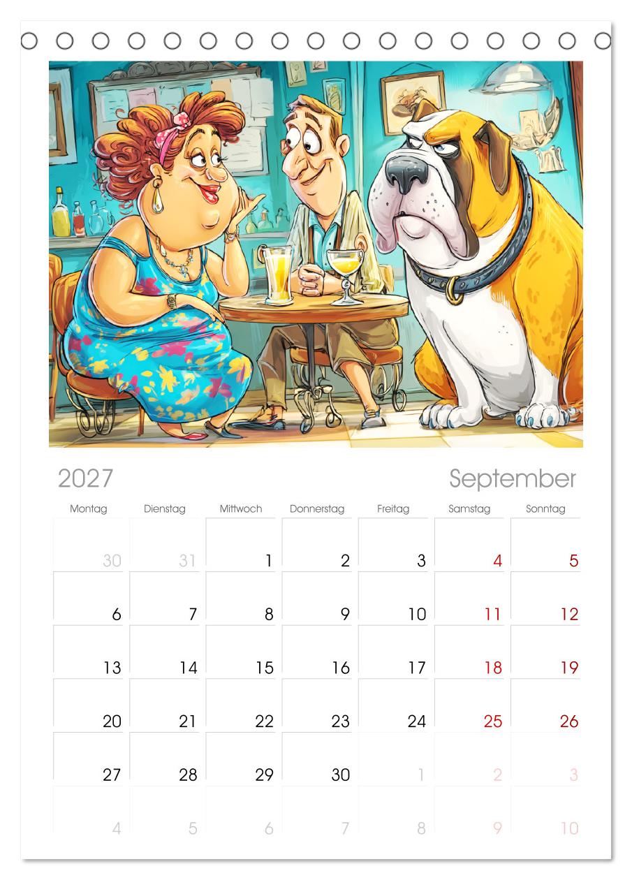 Frauchen und Hund. Witzige Cartoons vom täglichen Chaos
