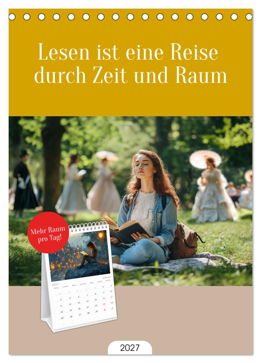 Lesen ist eine Reise durch Zeit und Raum