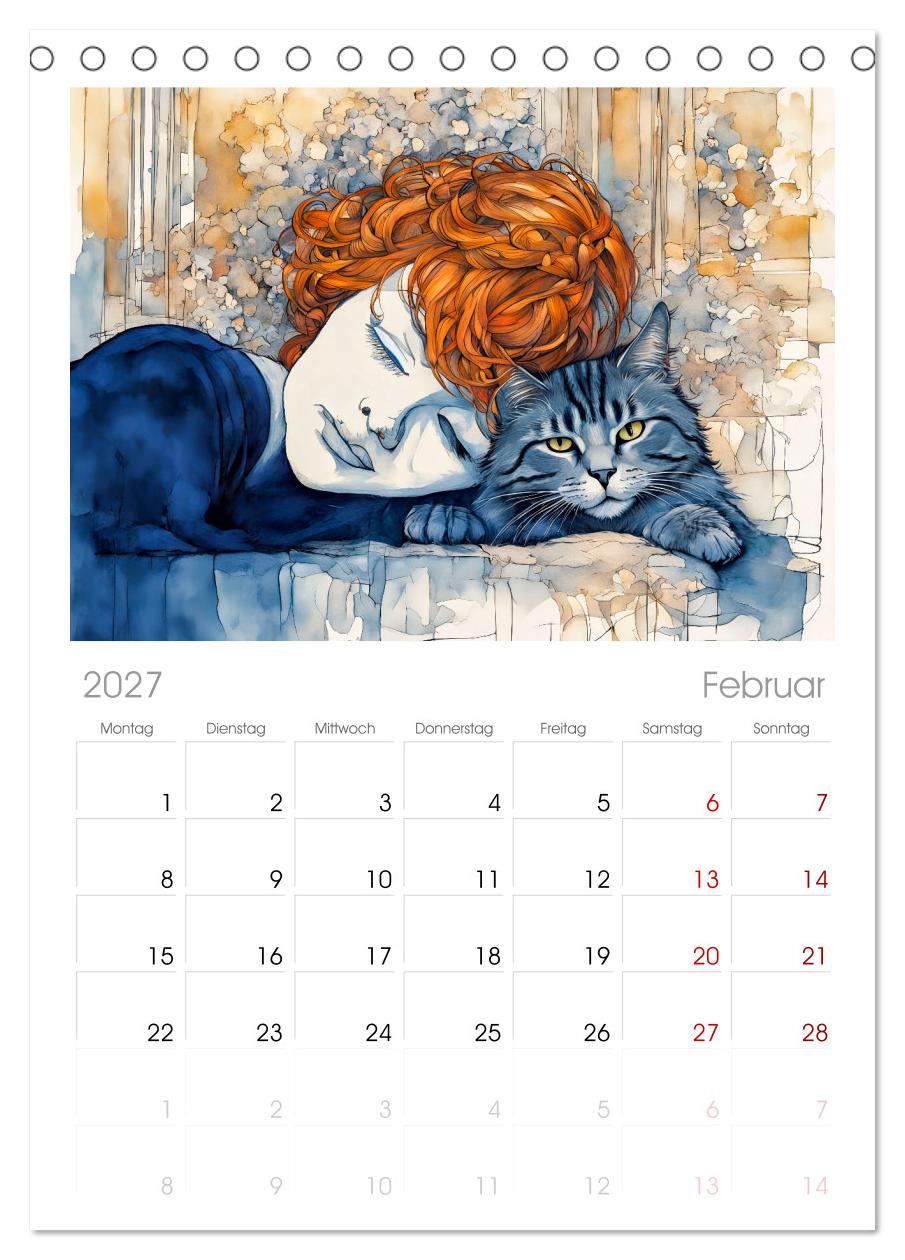 Katzenzauber -  Katzenkalender mit stimmungsvollen Bildern