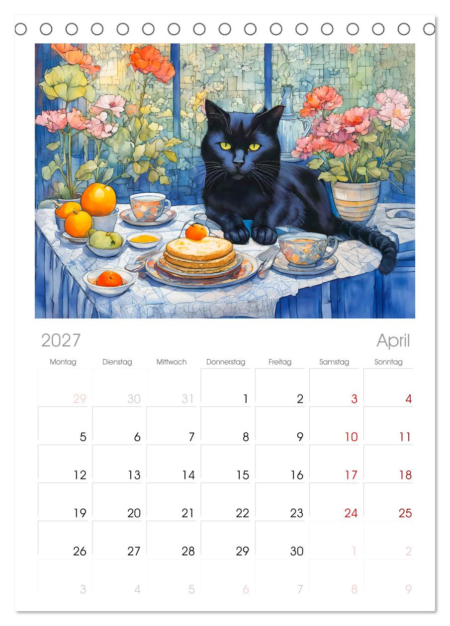 Katzenzauber -  Katzenkalender mit stimmungsvollen Bildern