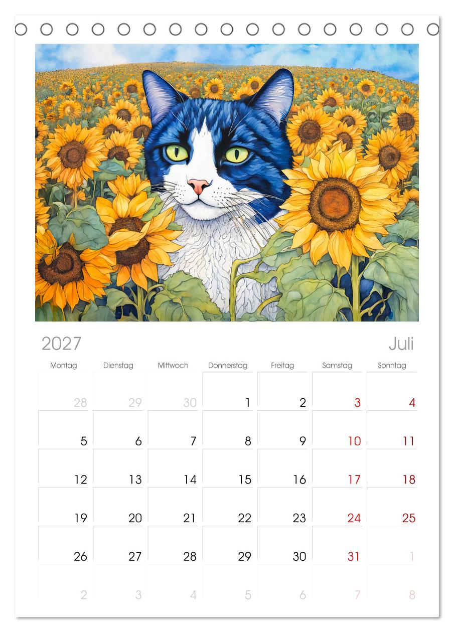 Katzenzauber -  Katzenkalender mit stimmungsvollen Bildern