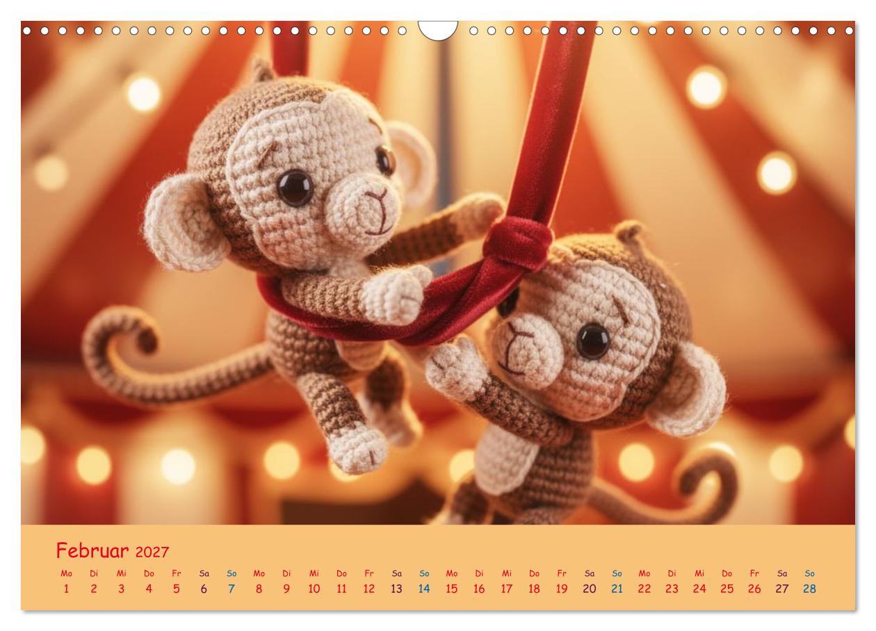 Die zauberhafte Amigurumi-Zirkuswelt. Das gehäkelte Zirkusjahr