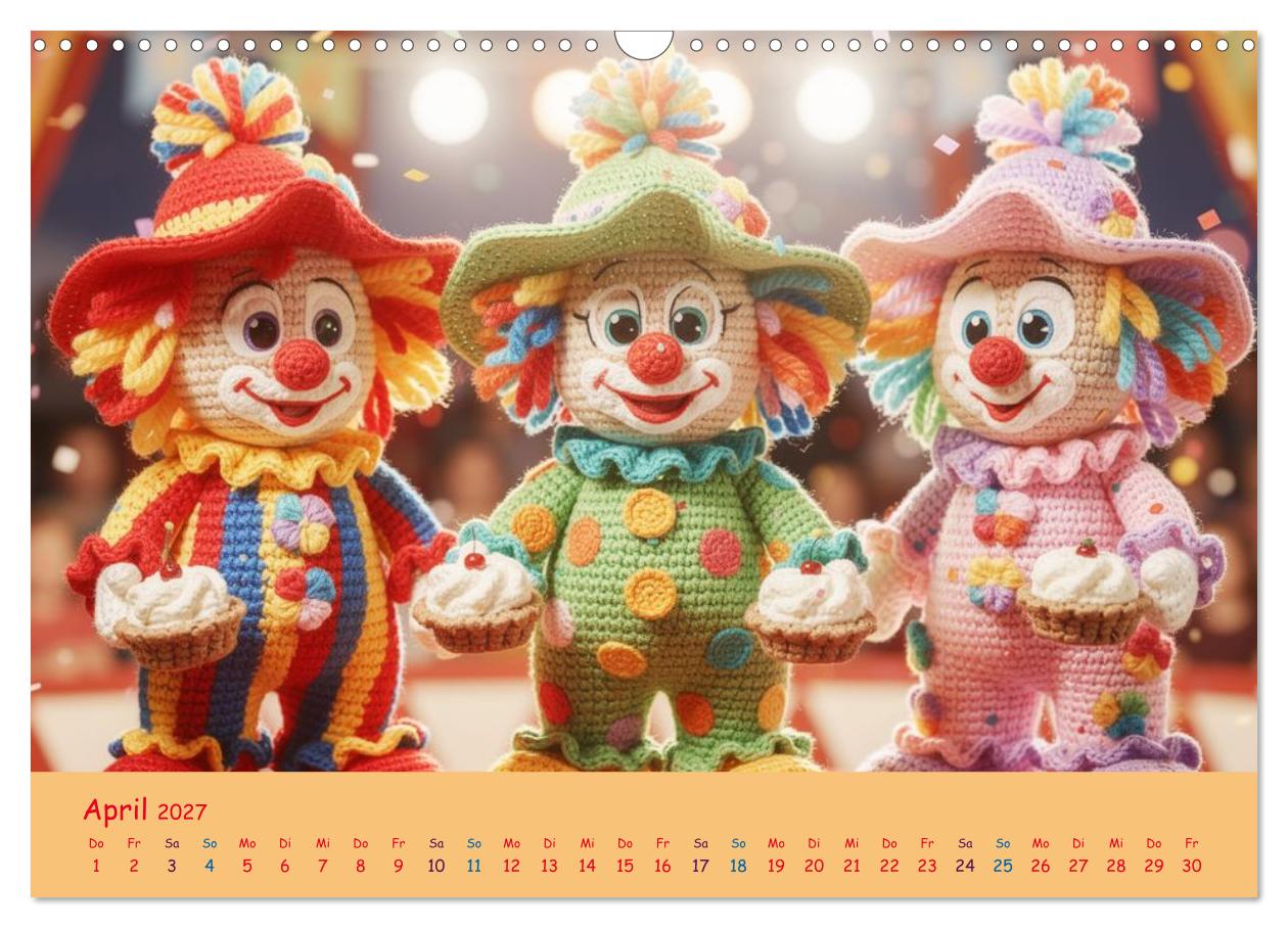 Die zauberhafte Amigurumi-Zirkuswelt. Das gehäkelte Zirkusjahr