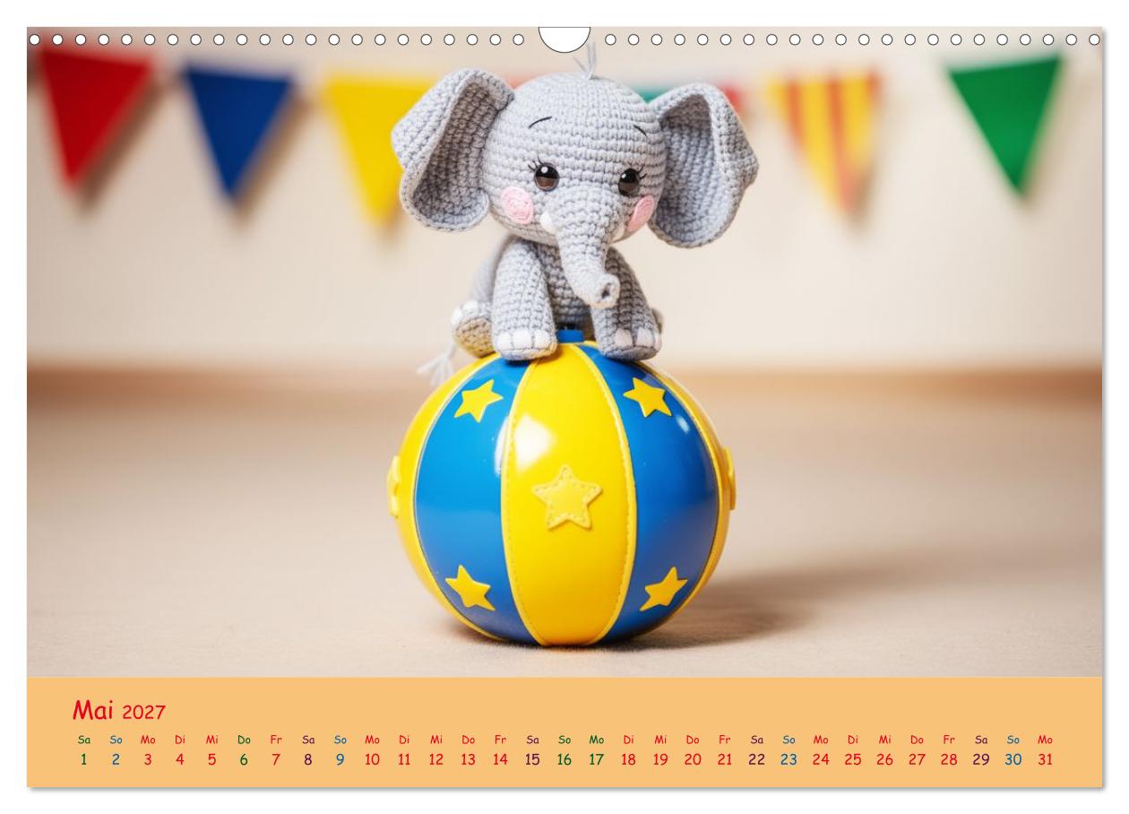 Die zauberhafte Amigurumi-Zirkuswelt. Das gehäkelte Zirkusjahr
