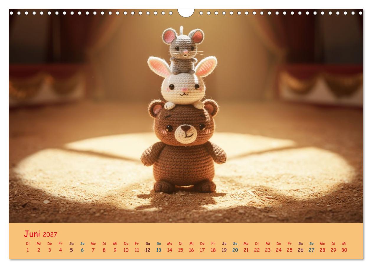 Die zauberhafte Amigurumi-Zirkuswelt. Das gehäkelte Zirkusjahr