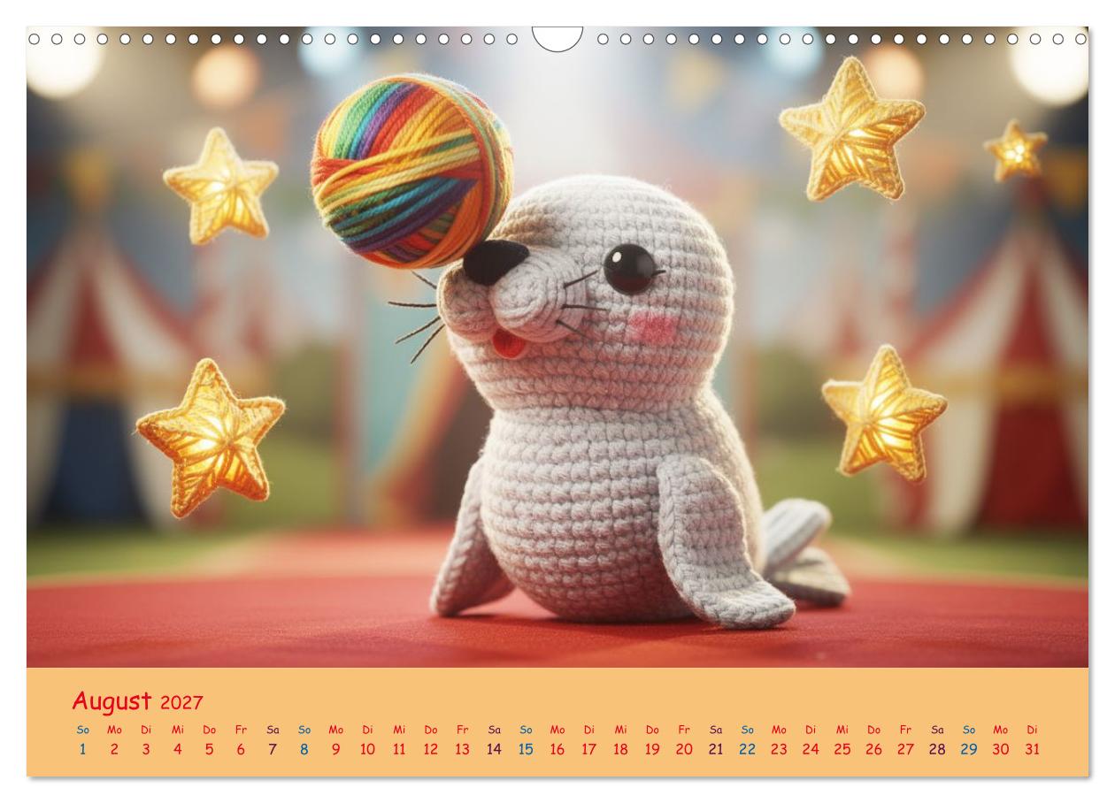 Die zauberhafte Amigurumi-Zirkuswelt. Das gehäkelte Zirkusjahr