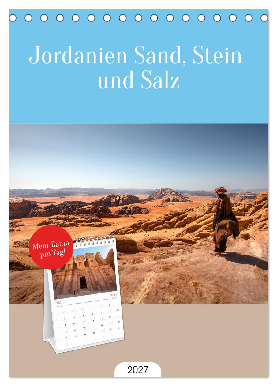 Jordanien Sand, Stein und Salz