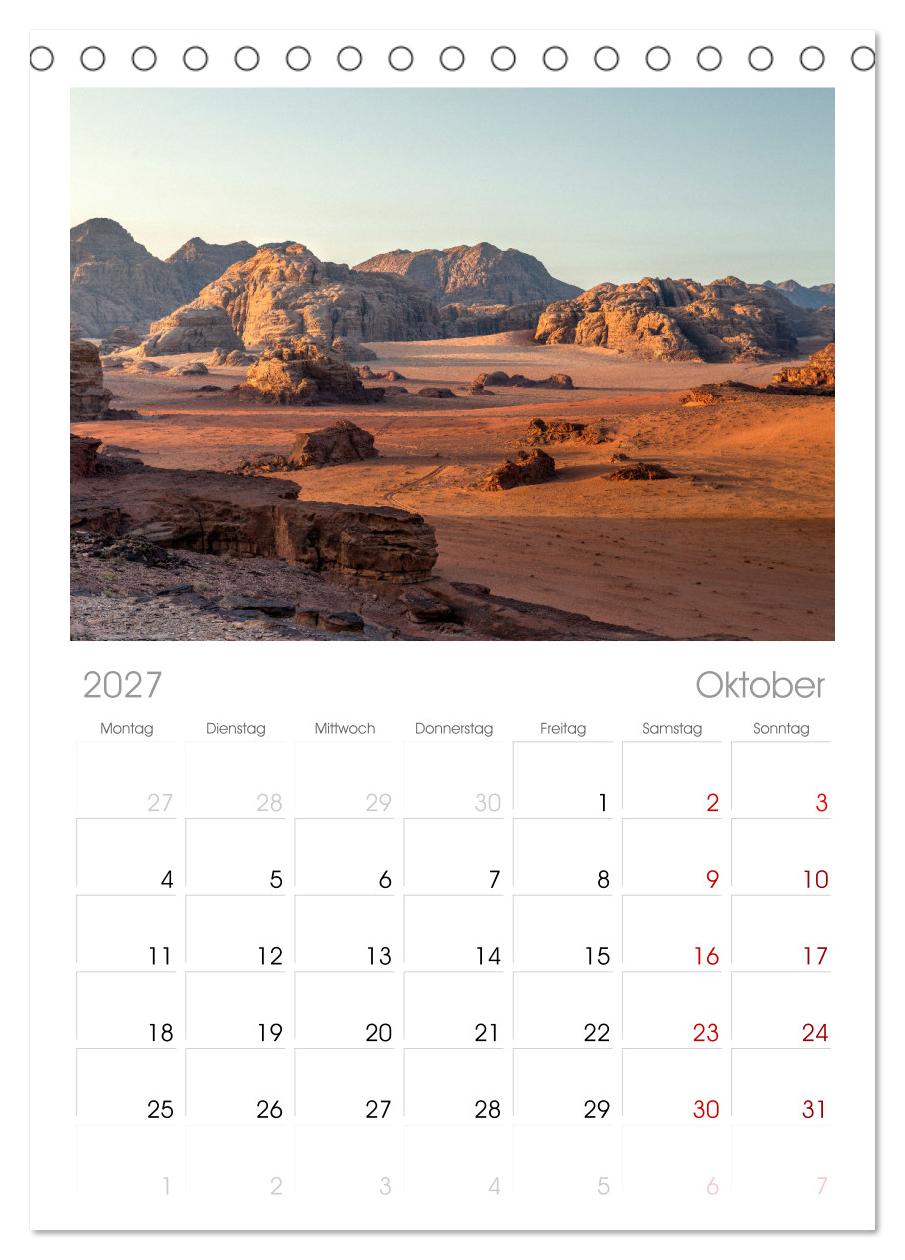 Jordanien Sand, Stein und Salz