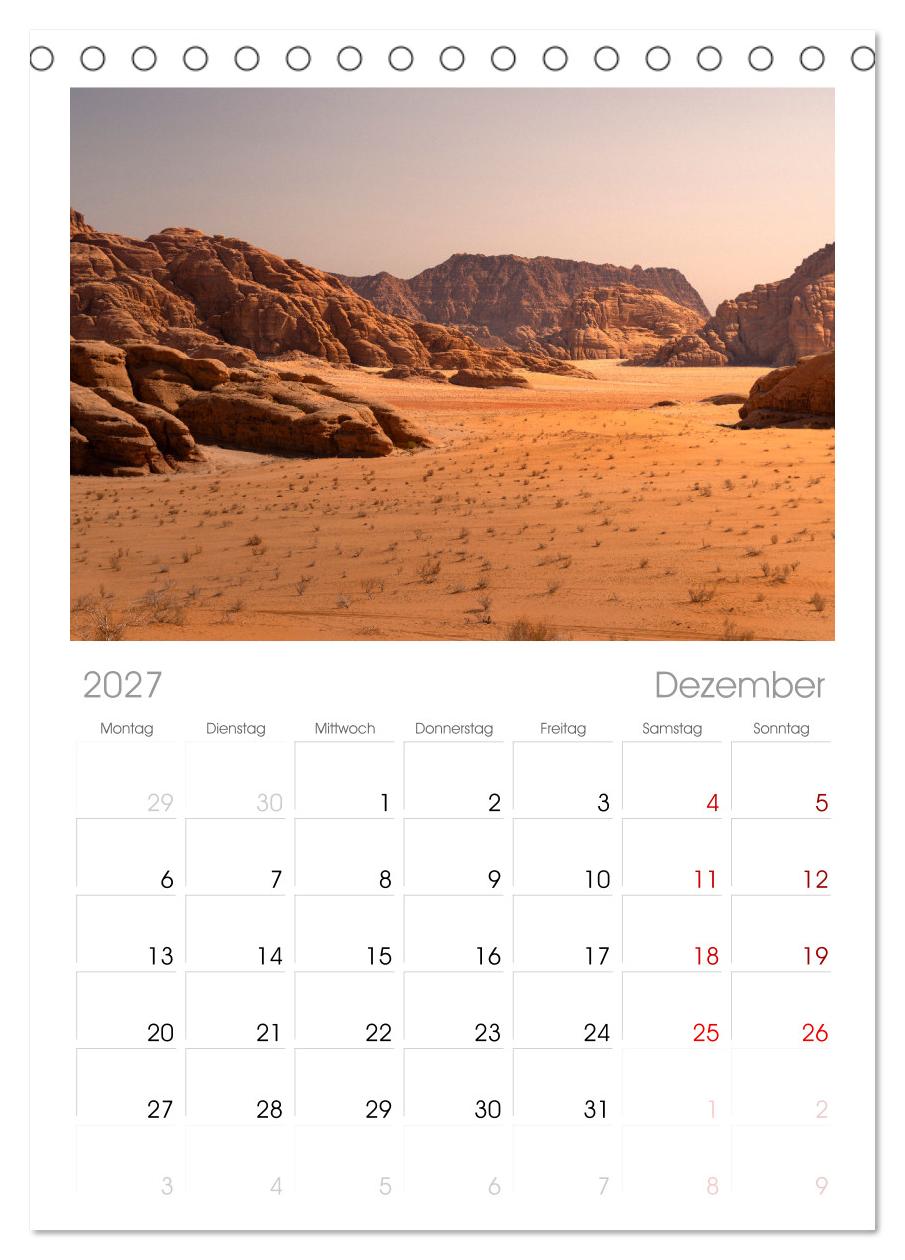 Jordanien Sand, Stein und Salz