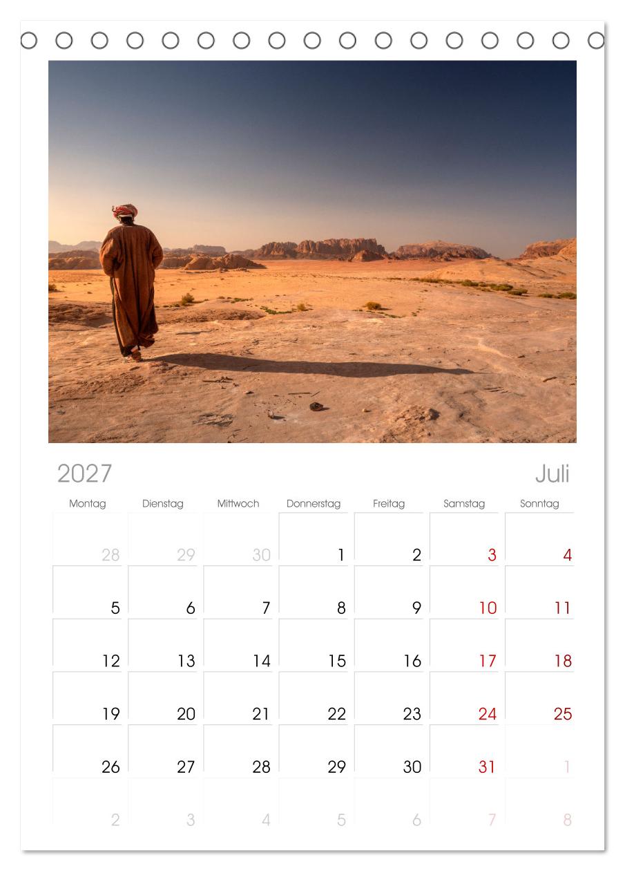 Jordanien Sand, Stein und Salz