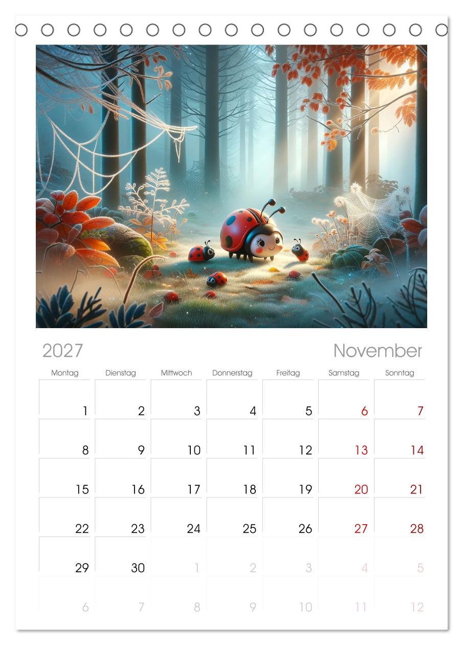 Kleine Käfer, große Abenteuer: Ein Jahreskalender für Kinder
