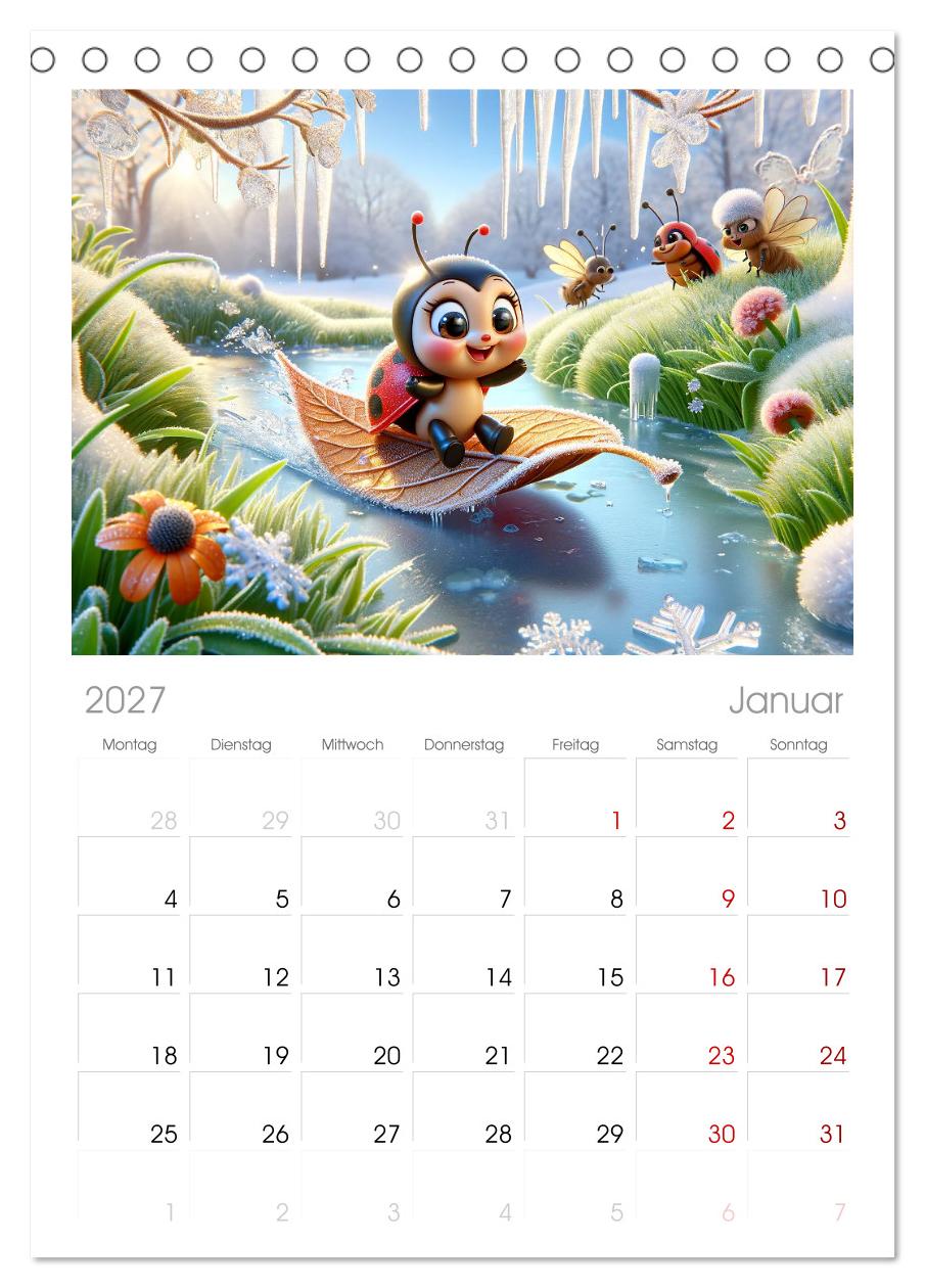 Kleine Käfer, große Abenteuer: Ein Jahreskalender für Kinder