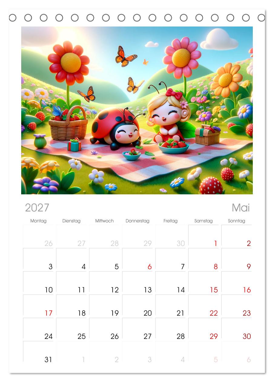 Kleine Käfer, große Abenteuer: Ein Jahreskalender für Kinder