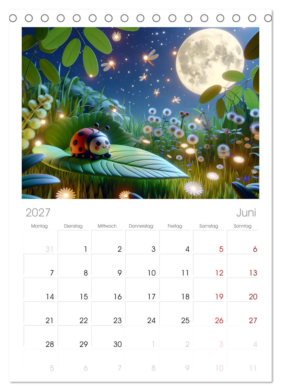 Kleine Käfer, große Abenteuer: Ein Jahreskalender für Kinder