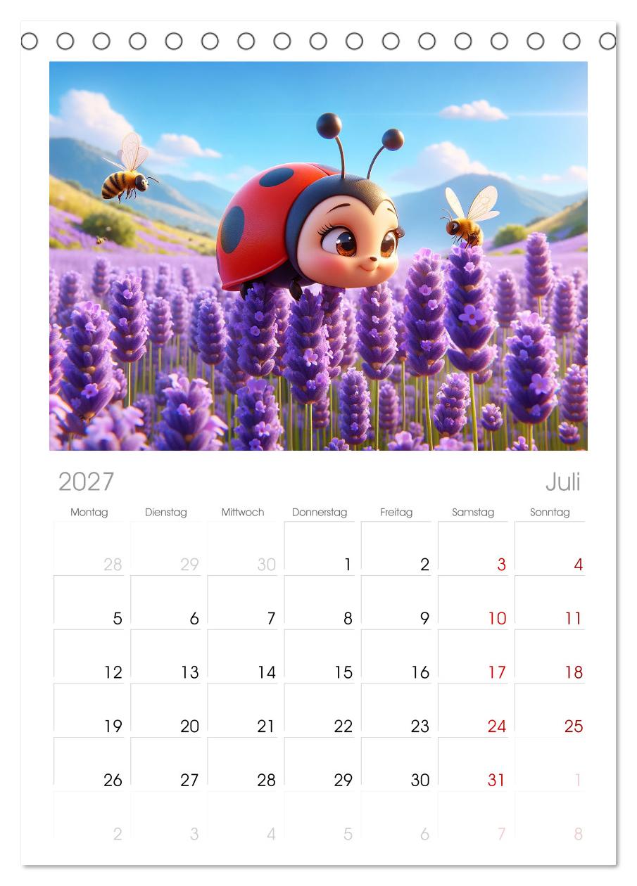 Kleine Käfer, große Abenteuer: Ein Jahreskalender für Kinder