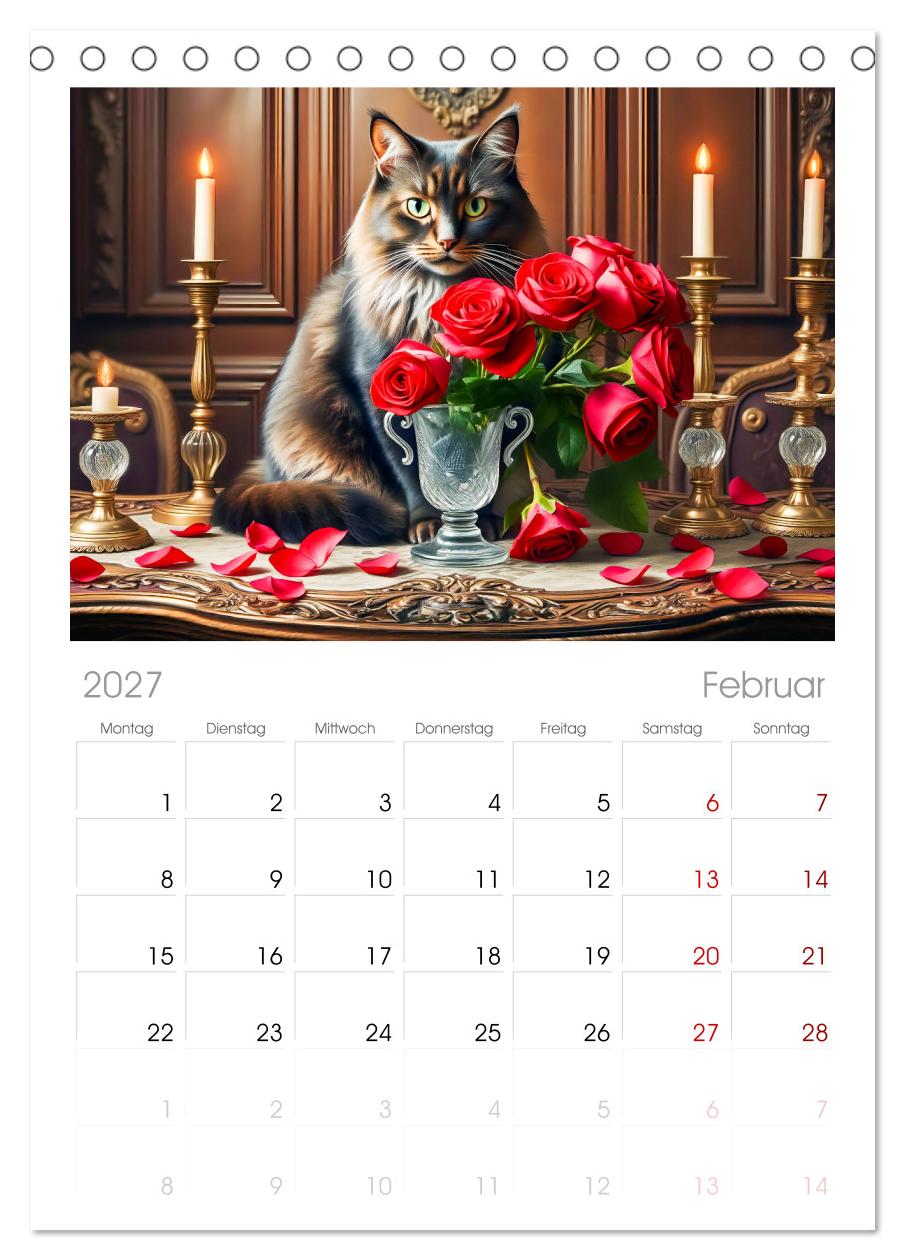 Klassische Katzenporträts - Katzen in opulenten Stillleben