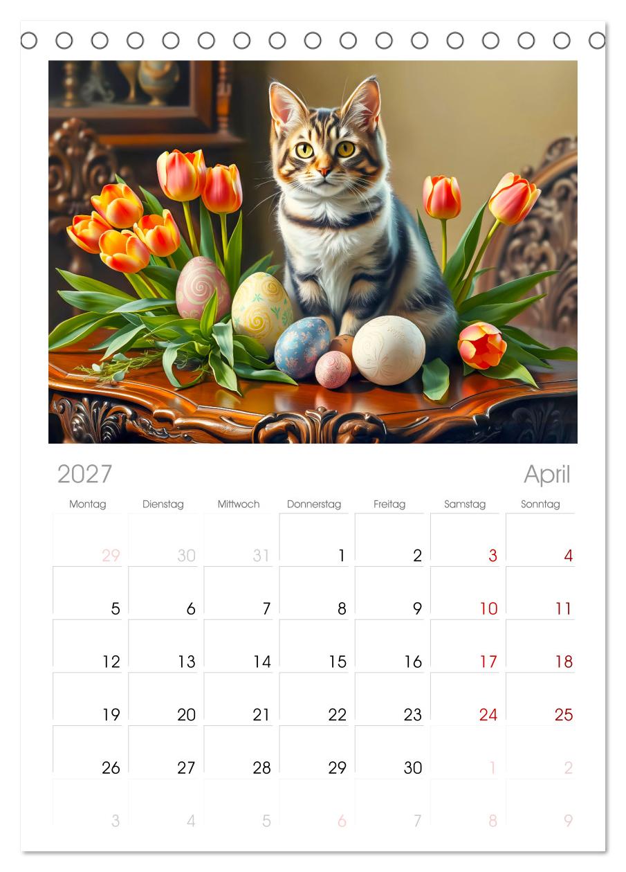 Klassische Katzenporträts - Katzen in opulenten Stillleben