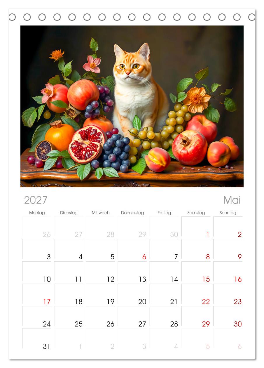 Klassische Katzenporträts - Katzen in opulenten Stillleben