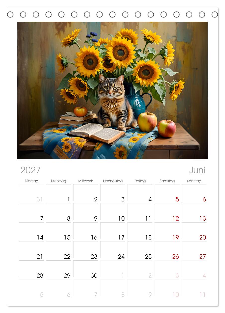 Klassische Katzenporträts - Katzen in opulenten Stillleben