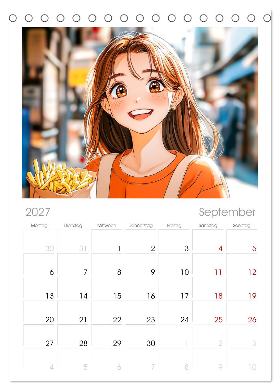 Manga Mädchen. Ein Jahr voller Stadtabenteuer