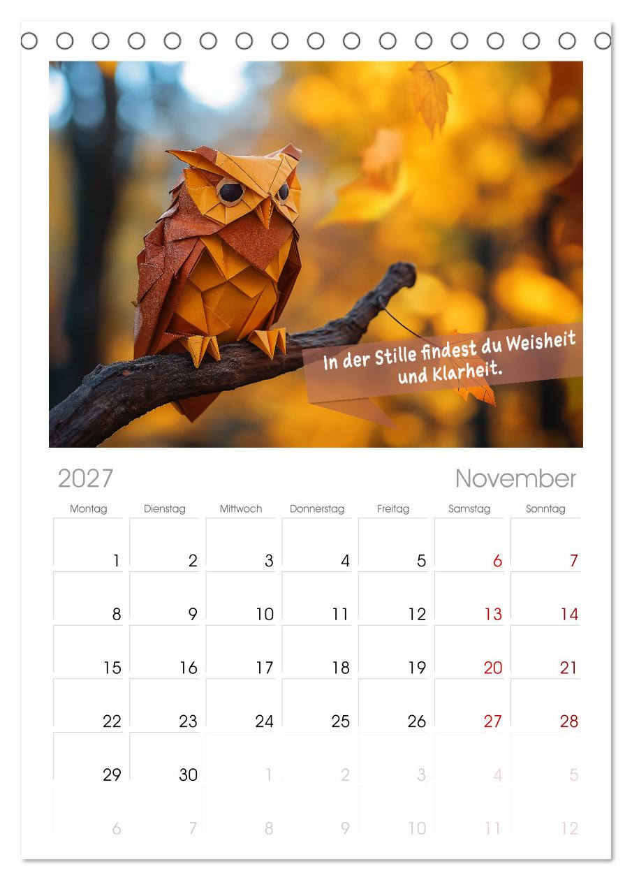 Origami Kalender der Achtsamkeit - Achtsamkeitskalender