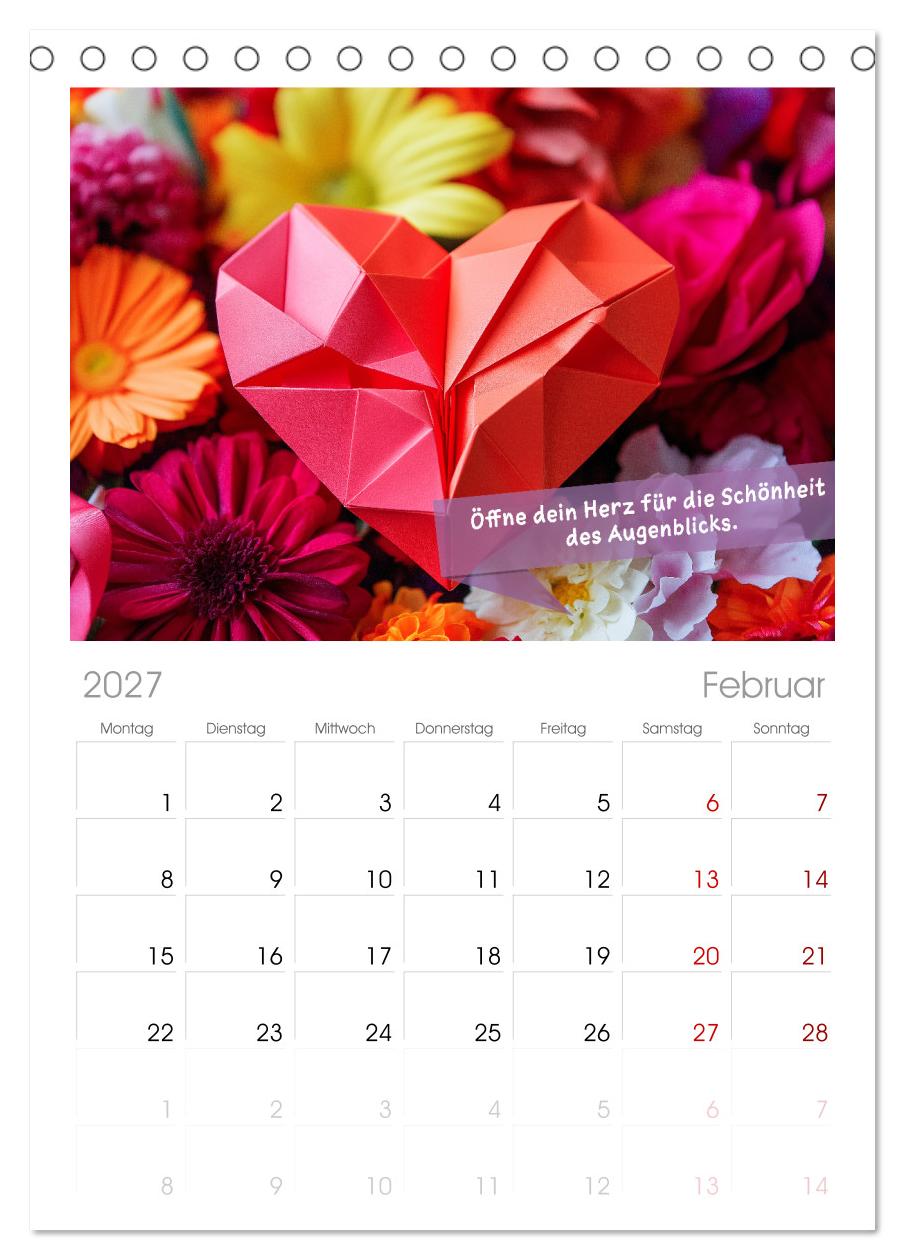 Origami Kalender der Achtsamkeit - Achtsamkeitskalender