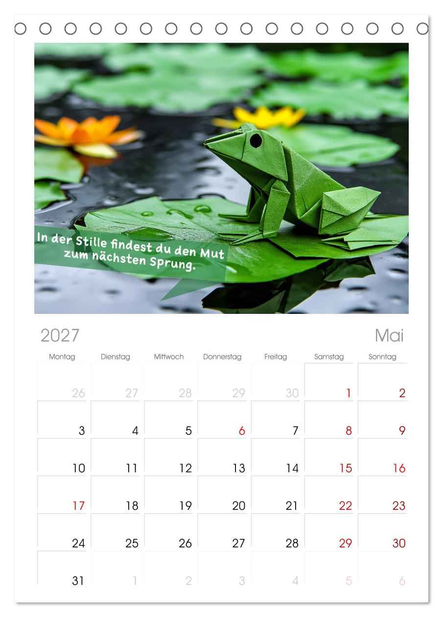 Origami Kalender der Achtsamkeit - Achtsamkeitskalender