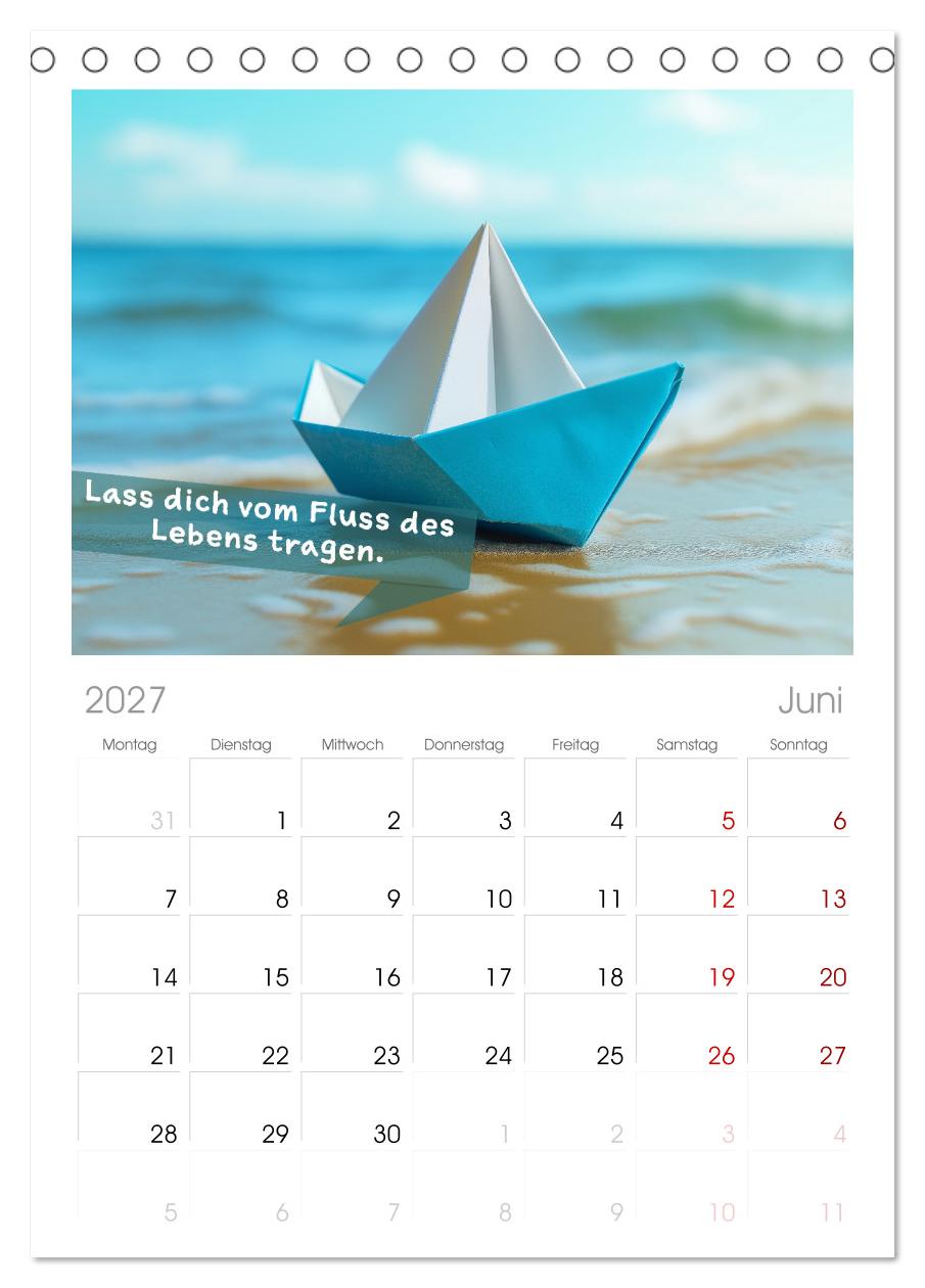 Origami Kalender der Achtsamkeit - Achtsamkeitskalender