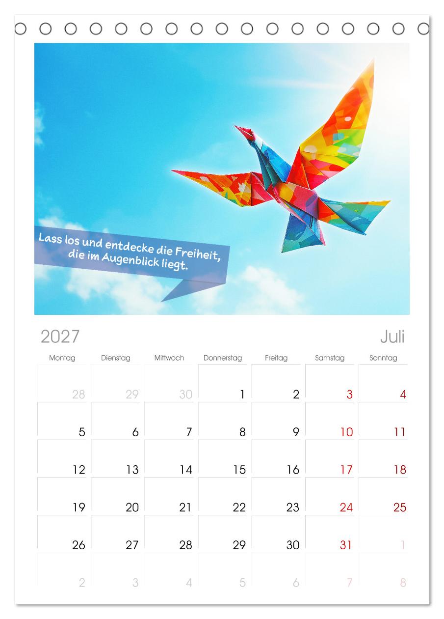 Origami Kalender der Achtsamkeit - Achtsamkeitskalender