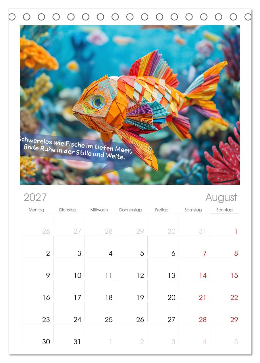 Origami Kalender der Achtsamkeit - Achtsamkeitskalender