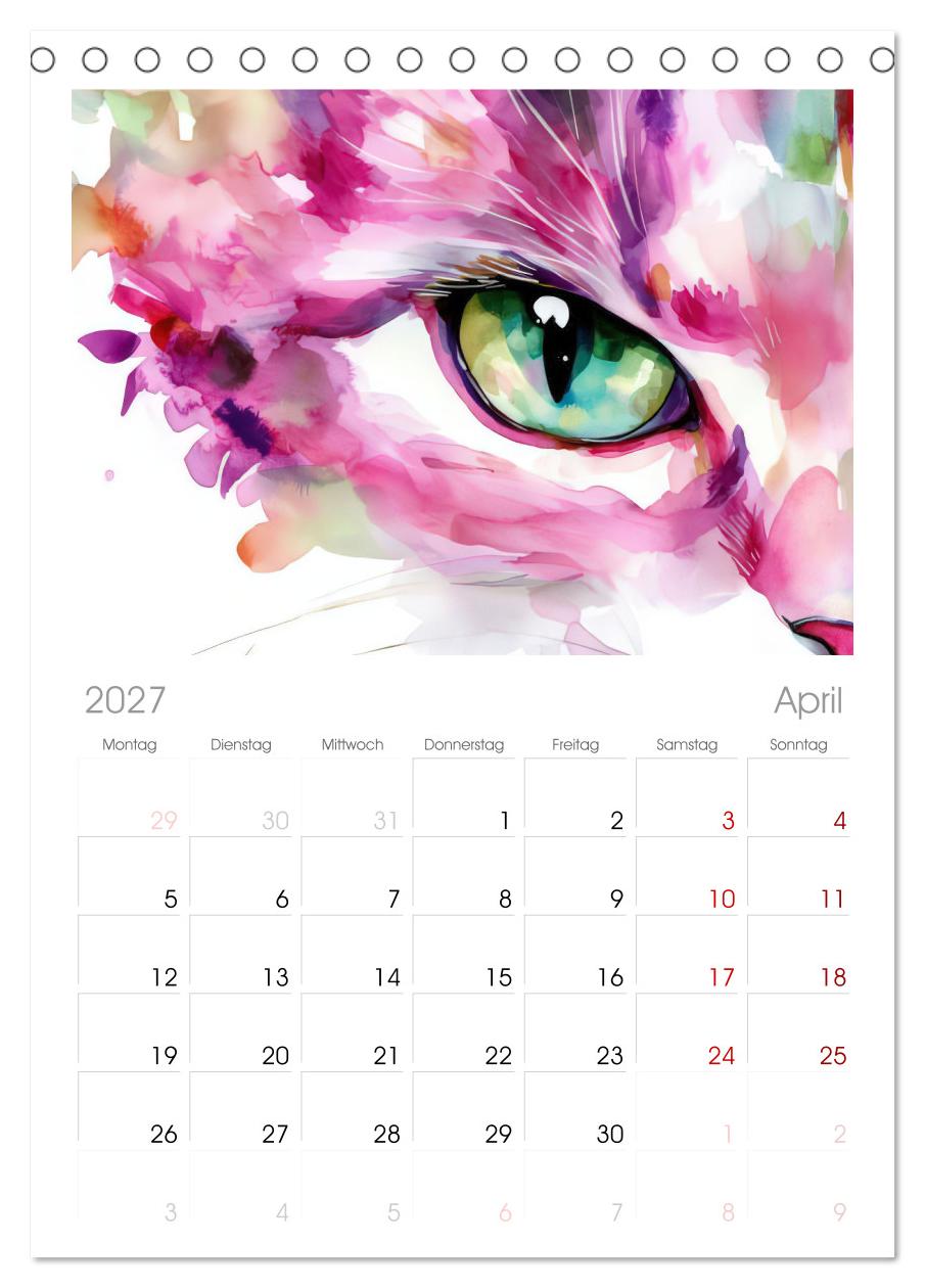 Katzensymphonie in Aquarell